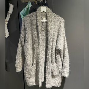 JOHN + JENN | Indigo Exclusive Open Fuzzy Knit Cardigan